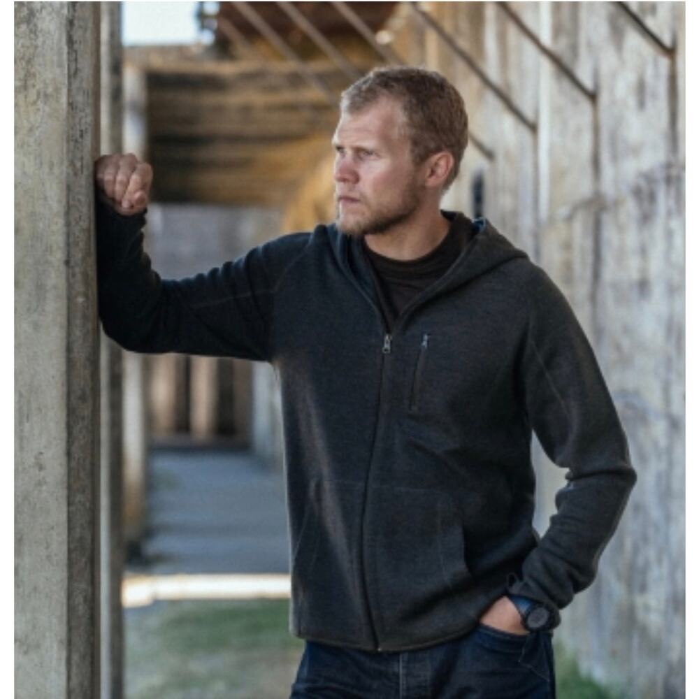 Triple Aught Design Merino Wool Full Zip Praetorian Hoodie XL